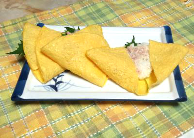 卵の手巻寿司(ツナ)