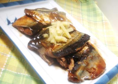 秋刀魚の蒲焼煮