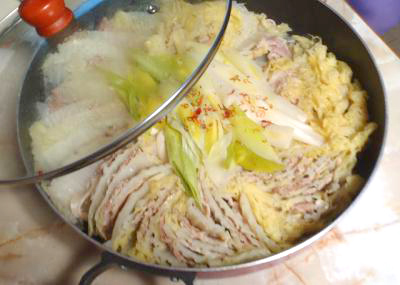 白菜と豚肉の重ね鍋