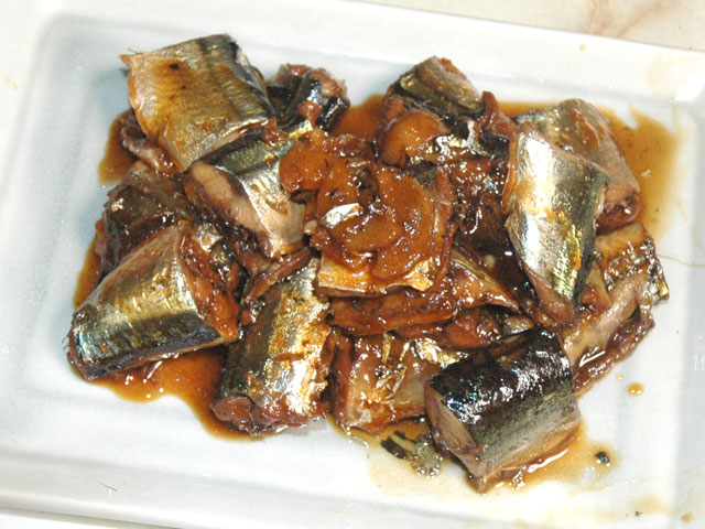 秋刀魚の蒲焼煮