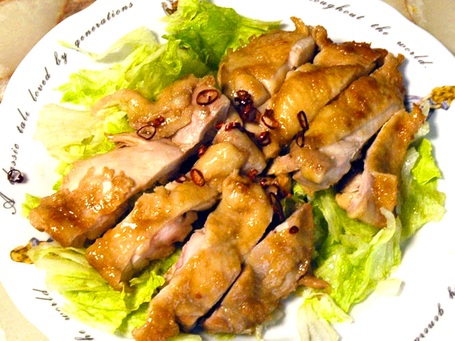 鶏モモ肉の味噌焼き