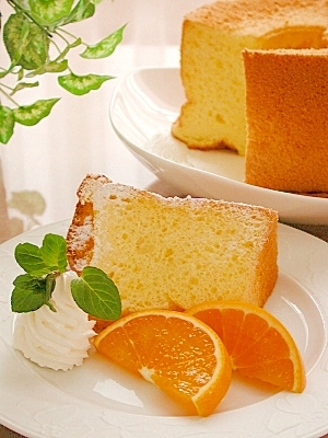 楽天レシピのススメ オレンジジュースで オレンジシフォンケーキ Torezuの簡単 本格的なレシピ