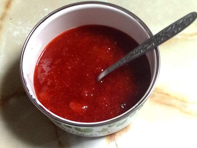苺の酸味が美味しい！苺の簡単ジャム作り♪